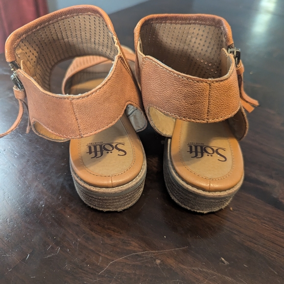 Sofft Nadira Women's Sandals, Cognac, 9.5 EUC - Picture 2 of 6